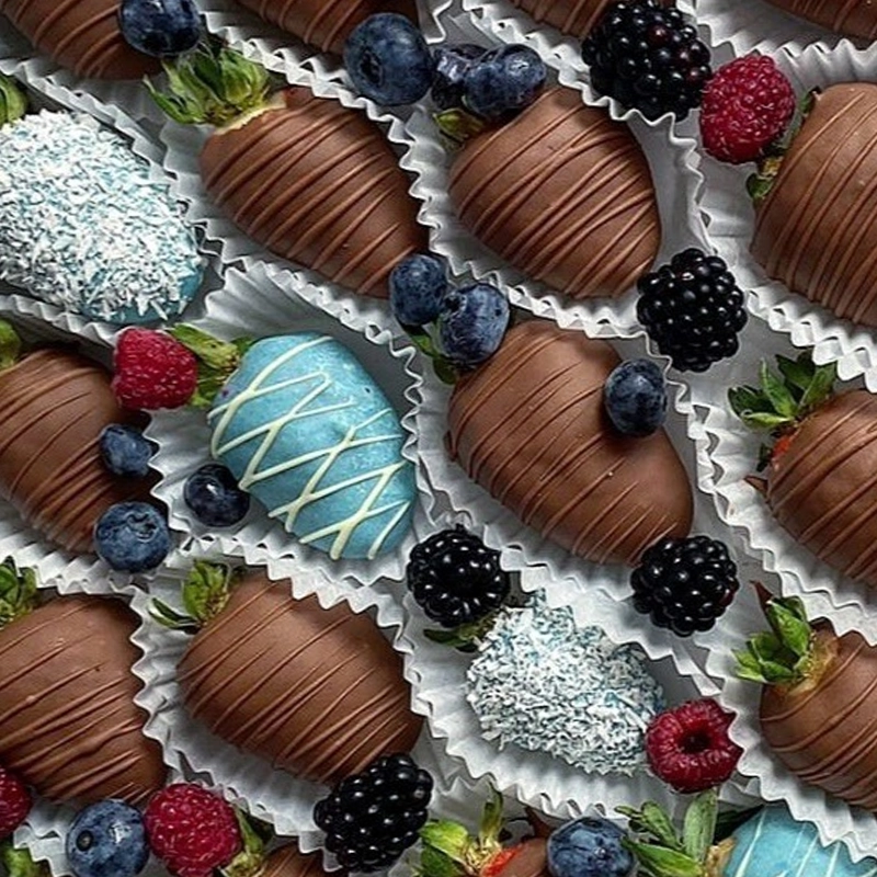 Набор клубники в шоколаде Чистые небеса